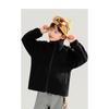 Boy S Fleece Jacket Stand Collar Long Sleeve Casual Autumn School Outerwear