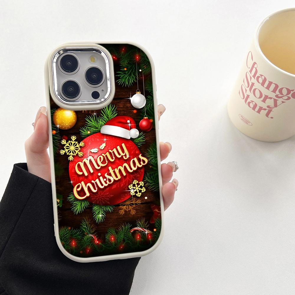N107 Happy New Year Christmas art Soft Phone Cases для Samsung S24 S23 Plus A15 A35 A54 — фото 14