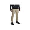 Under Armour Unstoppable Woven Joggers Quick-Dry Breathable Solid Knit Cuff Sweatpants Men Bottoms Khaki Gray 1352027-037