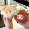Yooki Heat Charging Station Series Mirror Comb Plush  Cute Portable Mirror Pendant Bag Decoration Doll Birthday Gift Items