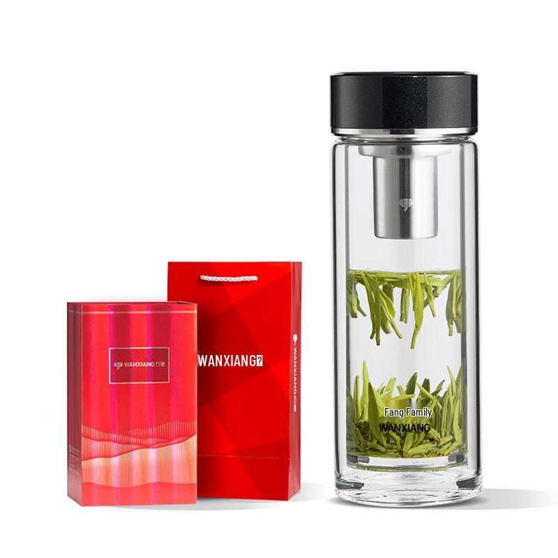 Double-Wall Borosilicate Glass Travel & Office Mug