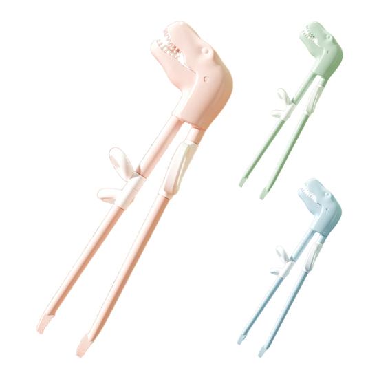 Dinosaur Design Tréninkové hůlky Jagged Head TPR Zdravé a bezpečné tréninkové hůlky Pomocníci