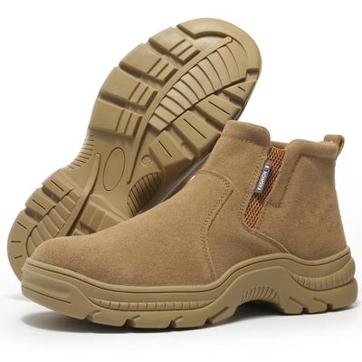 LIZRHA Sicherheitsarbeitsschuhe mit Stahlkappe Abrieb und Zehenschutzkappe für Außenbereiche Größen Herrenschuhe, Kappe, Beständig, Bequem, Leicht,