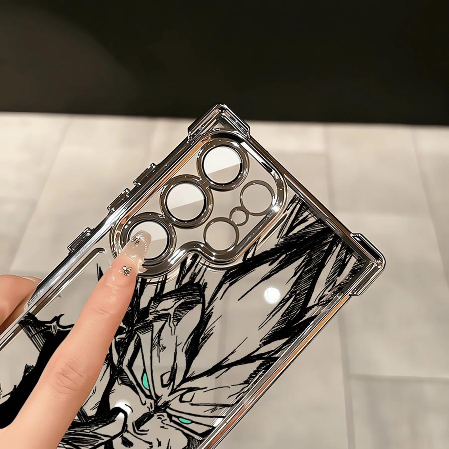 Soft Cover Case for Samsung Galaxy S21 Plus S22 Ultra S23 S20 FE S24 S25 Edge Dragon Ball Goku Vegeta