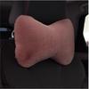 Car Plush Neck & Waist Pillow Set - Bone-Shaped Headrest Pair