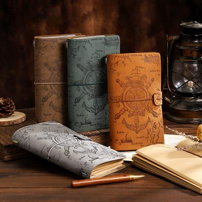 Set Caiet cu Inele Vintage Caiet Creativ cu Note Hârtie Kraft