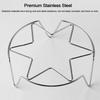 New Stainless Steel Egg Steamer Rack Round 7 Egg Hole Egg Steaming Stand Heavy Duty Egg Rack Pressure Cooker Accessories