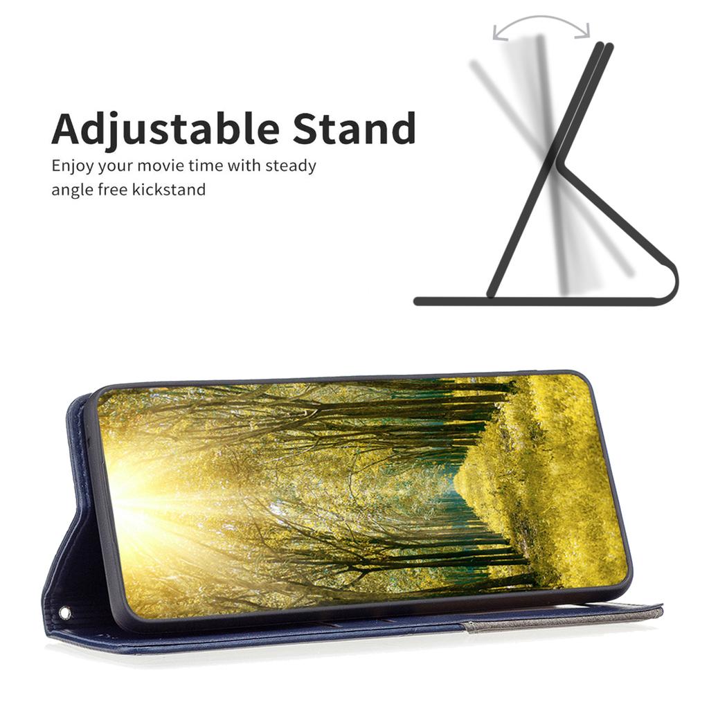 For Honor X50i 5G/90 Lite 5G Stand Cover PU Leather Phone Case Imprinted Anti-Scratch Card Slots Cell Phone Shell
