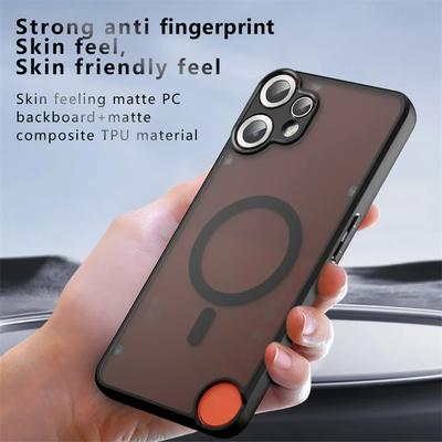 Pro Nothing CMF Phone 2 Pro Magsafe Magnetický Akrylový Matný Kryt Pro CMF Phone 2 Pro Nárazuvzdorný Průhledný Kryt Tvrdý Nárazník
