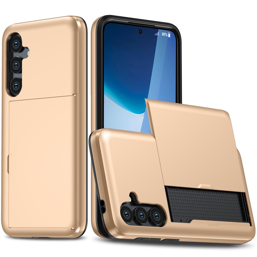 For Samsung Galaxy A16 5G/4G Case with Card Holder TPU + PC Phone Back Cover