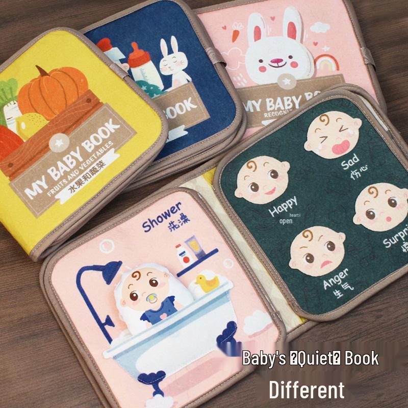 Baby Magic 3D Pop-up Quiet Tear Book for Early Education (0-1 Year)