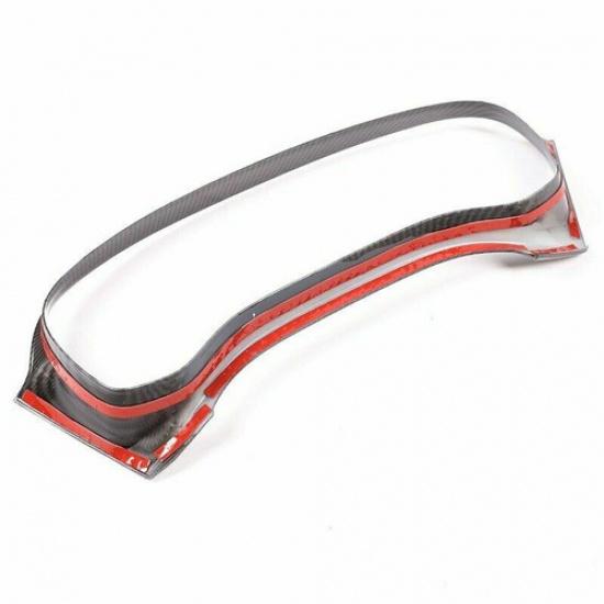 1Pcs Carbon Fiber Look Interior Dashboard Frame Trim For BMW X3 G01 2018-2021