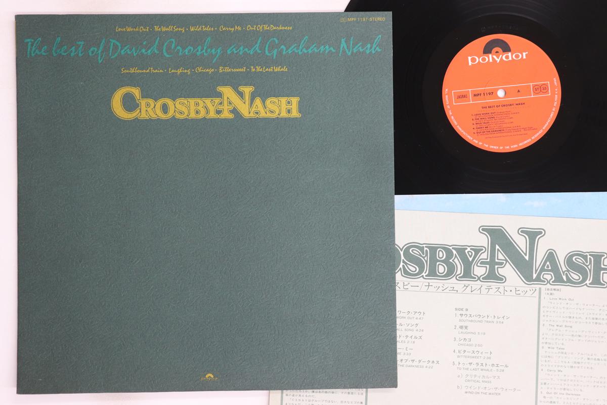 

LP Record CROSBY & NASH - Best Of Crosby/Nash MPF1197 POLYDOR 1978 Japan Rock Used