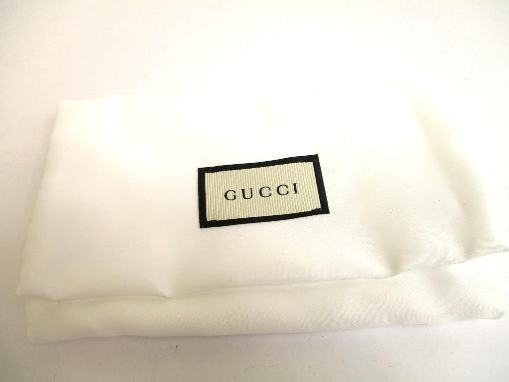 Authentic GUCCI Micro GG Black Leather 6 Pics Key Chain #a972  Pre-owned
