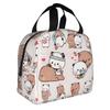 Bubu Dudu Liefde Schattig Dier Panda Beer Perzik En Goma Thermisch Geïsoleerde Lunchtassen Herbruikbare Lunchcontainer voor School Voedseldoos