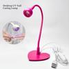 USB Plug In Desktop Nail Light 360 Degree Adjustable Nail Drying Lamp UV LED Nail Lamp  Home Use