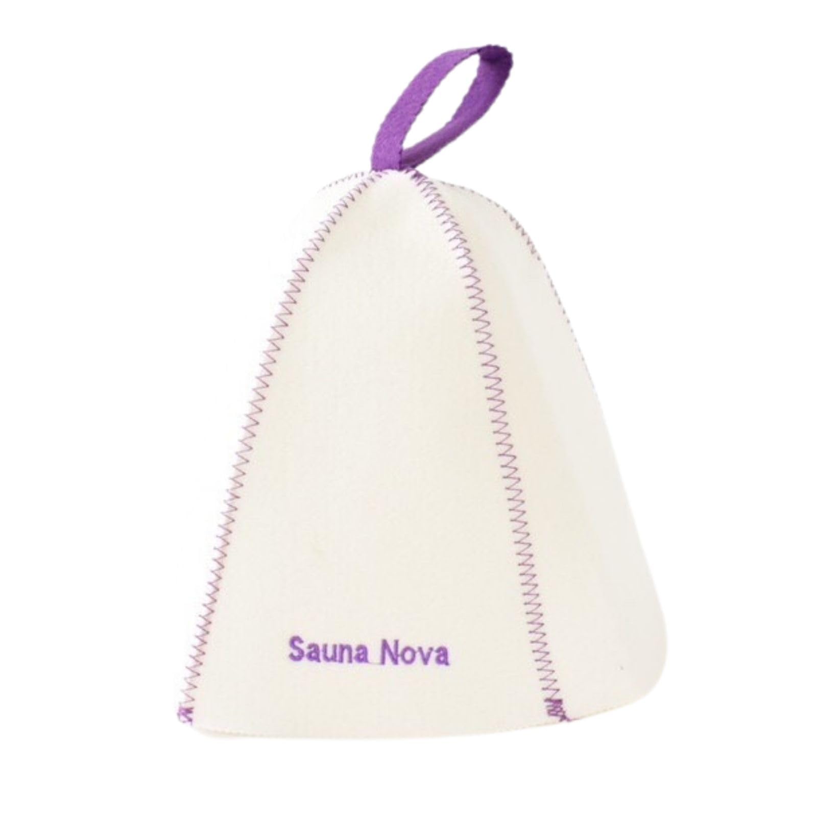 

[Sauna Nova] 100% Wool Sauna Hat Men s Women s Quick Dry Cute Stylish Simple Heat-Resistant Sauna Goods Wool Green Purple фиолетовый