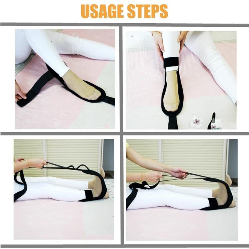 Hamstring Stretcher Stretching Strap Pull Strap Belt Adjustable Stretching Strap Training Belt Training Equipment