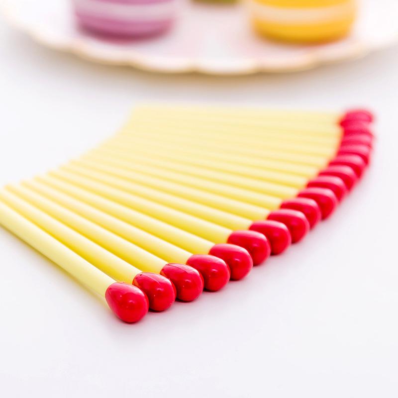 Creative Matchstick Ballpoint Pen - Cute Stationery for Kids' Learning and Prizes