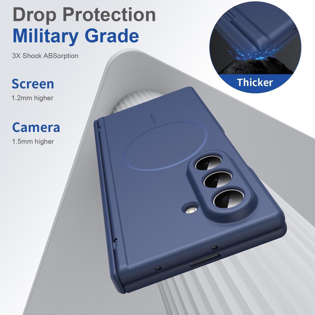 Samsung ZFold8 Ultra Magnetic Case: Foldable, Skin-like Texture, Full Coverage, Drop Protection