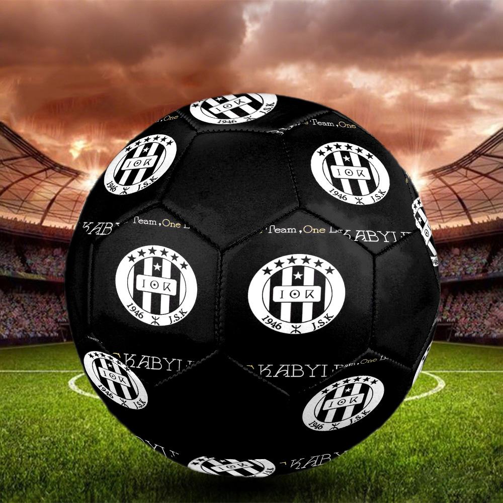 Js Kabylie Indoor Soccer Ball Colorful All Ages Size 5 Machine Stitched PVC Competition Ready Durable High-Bounce