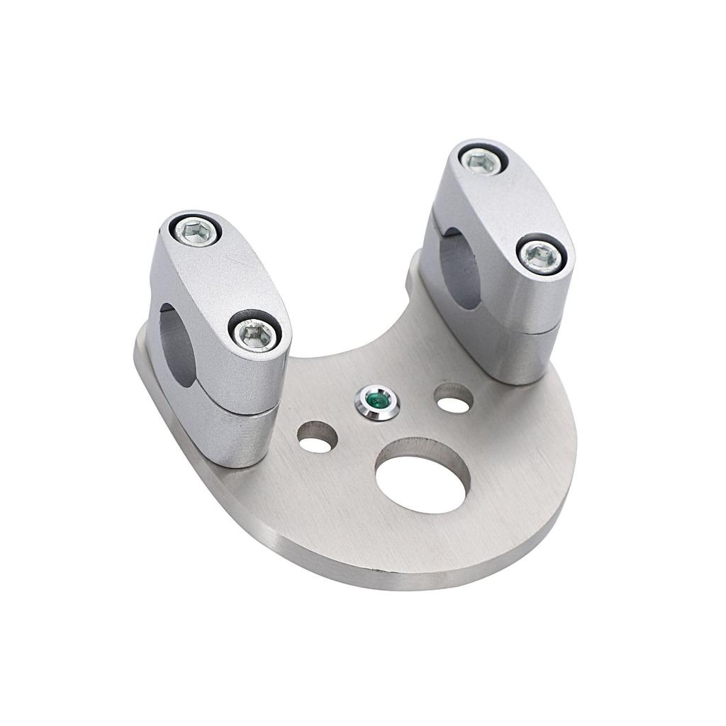 Partools Black Steering Wheel Post Kit for Honda Supercub Little Cub with Neutral Wiring (Silver)