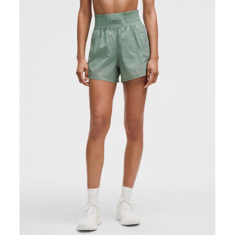 

Lululemon Легкие тренировочные шорты с высокой посадкой 4 Crate Blue 8