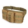 Triple Pocket Tactical Camo Waist Bag: Waterproof, Small, Outdoor, Cycling, and Mountaineering Sports Pack