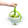 Salad Spinner Scratch Resistant Nylon Swivel Colander With Collapsible Handle