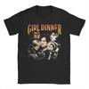 Leon Kennedy Girl Dinner T Shirt Beach  Hippie T Shirts Unisex 100 Cotton ONeck 4XL 5XL 6XL Top Tees ShortSleeve Y2K Retro Tshirt