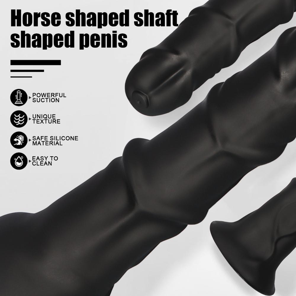 Alien Design Anal Sex Toy for Men, Realistic Anal Plug with Suction Cup for Prostate Massage and Beginner Anal Training