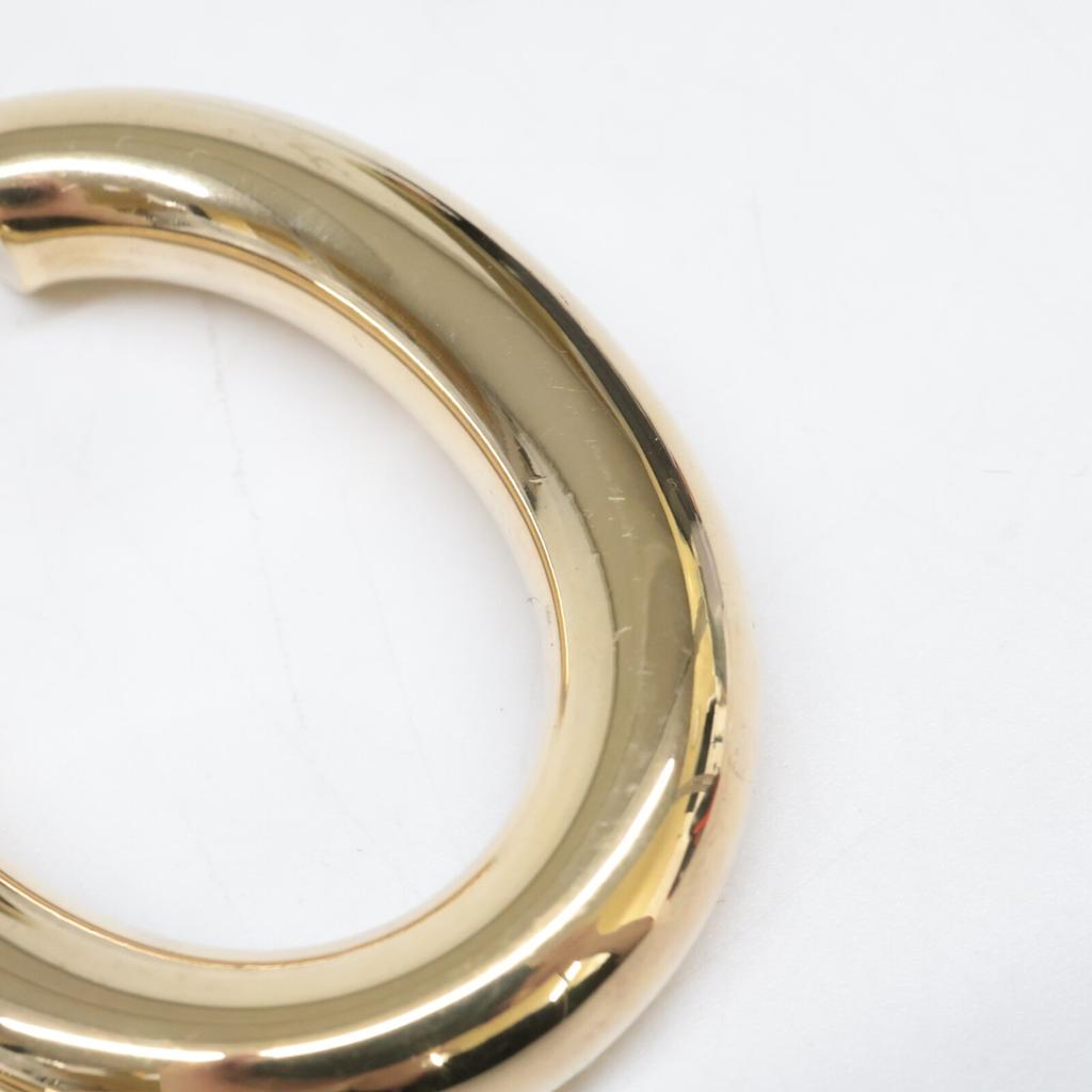 Jil Sander 925 Oval Hoop Earring Gold colorUsed