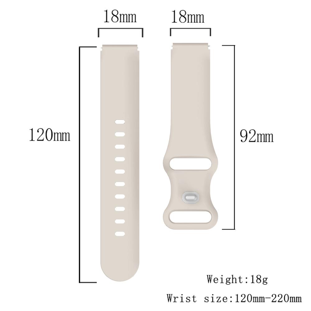 18 mm Silikonarmband, kompatibel mit Huawei Watch GT5 Pro/GT5/GT4, 41 mm, 42 mm, Schnellverschluss-Armband für Huawei GT5 Pro, 42 mm Armband