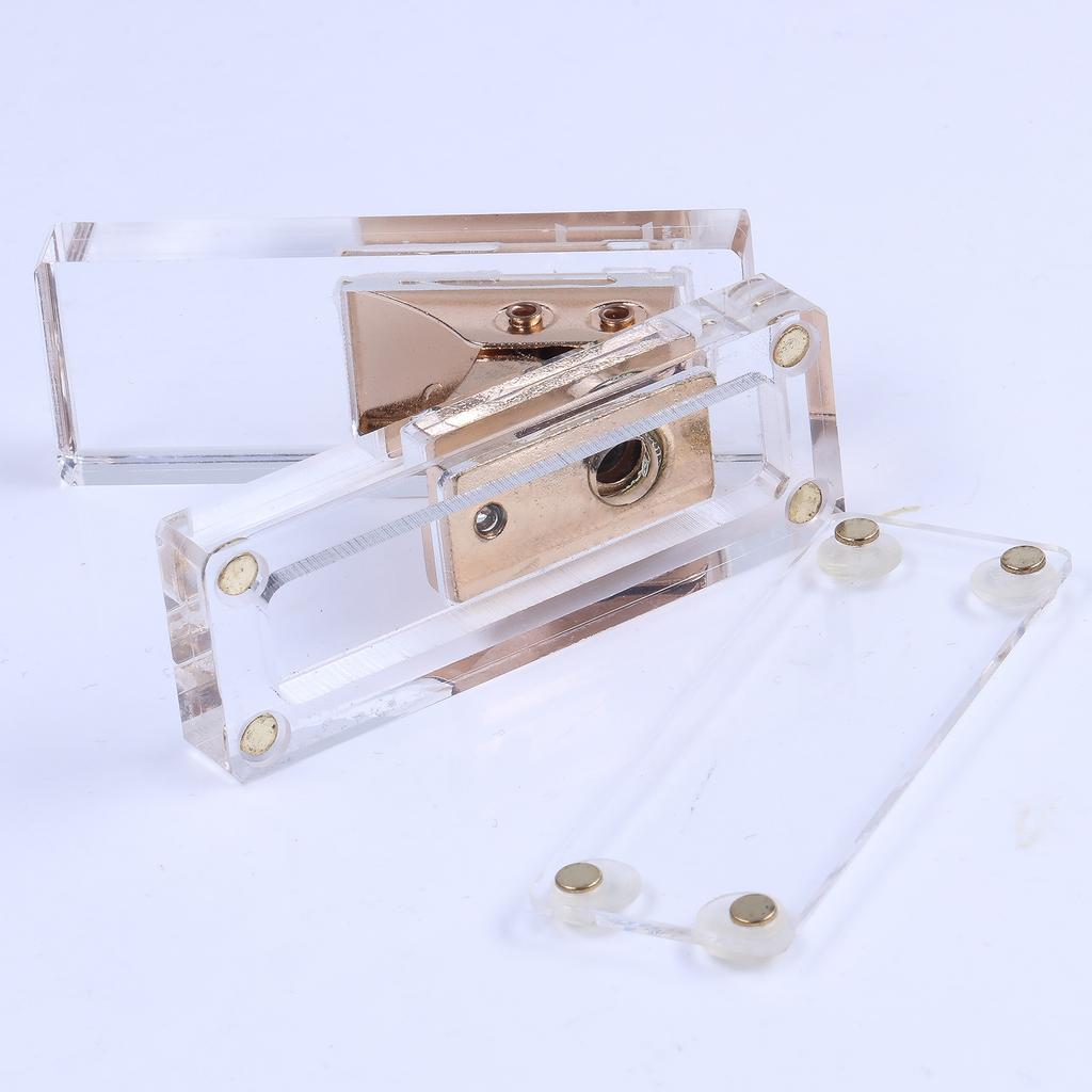 2 Stück Acryl Locher Klar Heftklammerentferner Schwerlast Locher Basteln Bürobedarf