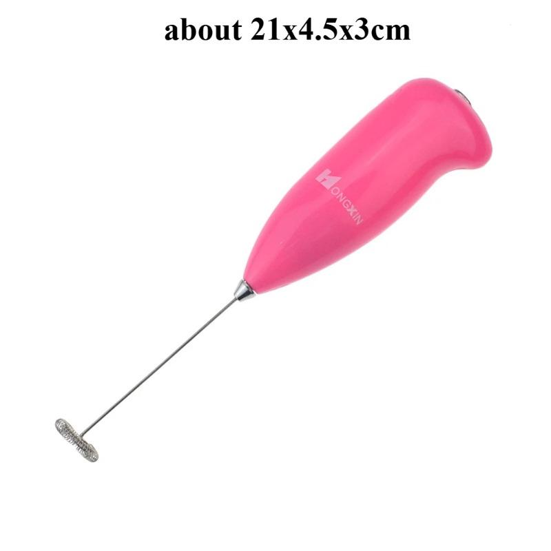 Mini Milk Frother Handheld Foam Maker for Lattes Whisk Coffee Cappuccino Matcha Hot Chocolate Egg Beater Drink Mixer