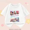Solid Color Simple Kids Tshirts Print Huntrix Fashion Baby Girl Boy Cartoon Tees Tops Toddler Costume Children T-shirt Crewneck