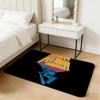 Comic S-Scott Pilgrim Floor Mat Flannel Door Mat Non-Slip Absorbent Washable Indoor Home Rug