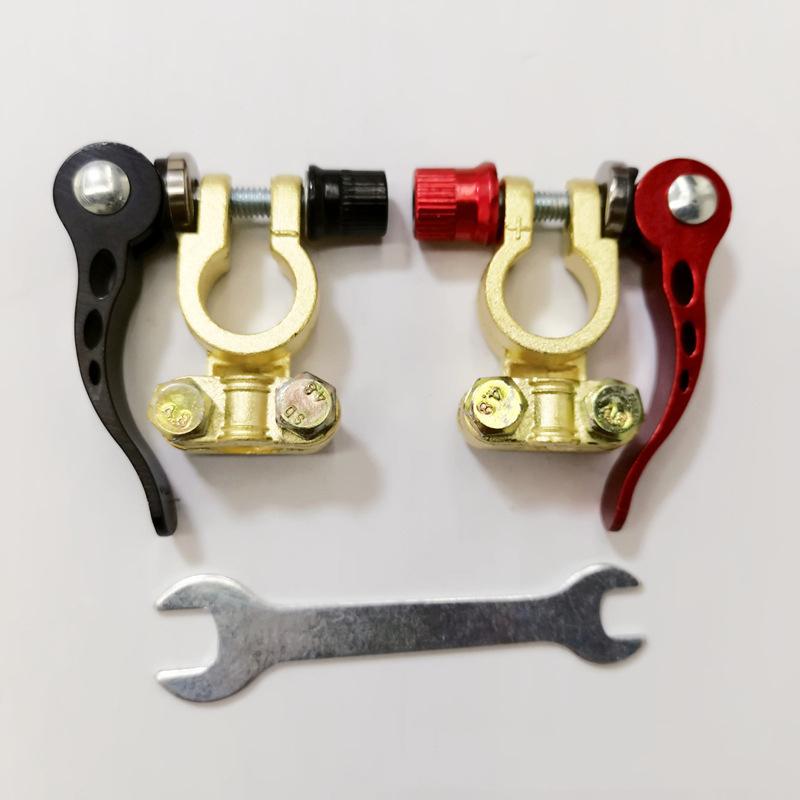 2Pcs Battery Terminals Connectors Clamps Quick Release for Caravan Car Van 12V