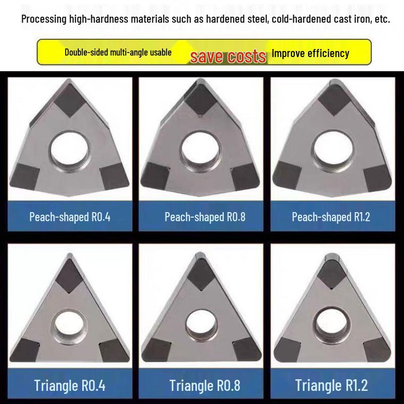 Diamond CNC Lathe Insert: CBN Superhard Steel Multi-Angle (TNMG, WNMG, VNMG, CNMG, SN)