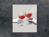 SZKLANA DESKA DO KROJENIA 45x52 WINO