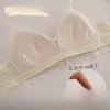 Women's Sexy Lace Red Bra Set - No Steel Ring, Side-Collecting Design