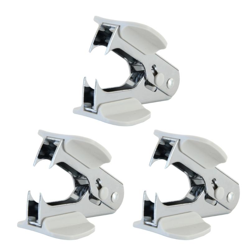 

3Pcs Professional Staple Remover Heavy Duty Metal Staple Puller Tool For School Office and Home Desk Organization белый
