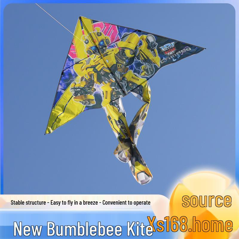 Breeze Easy Fly Triangle Kite - Fun Cartoon Design for Kids