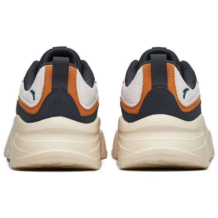 Anta Life Collection Platform Sports Low Top Casual Shoes Men's Beige Umber 912248825-4