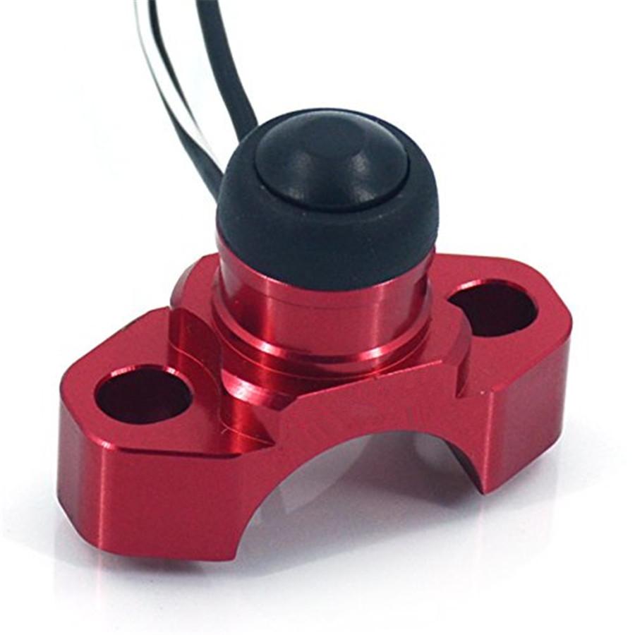 CNC Universal Motorcycle Engine Stop Start Kill Switch Button Dirt Pit Bike Quad