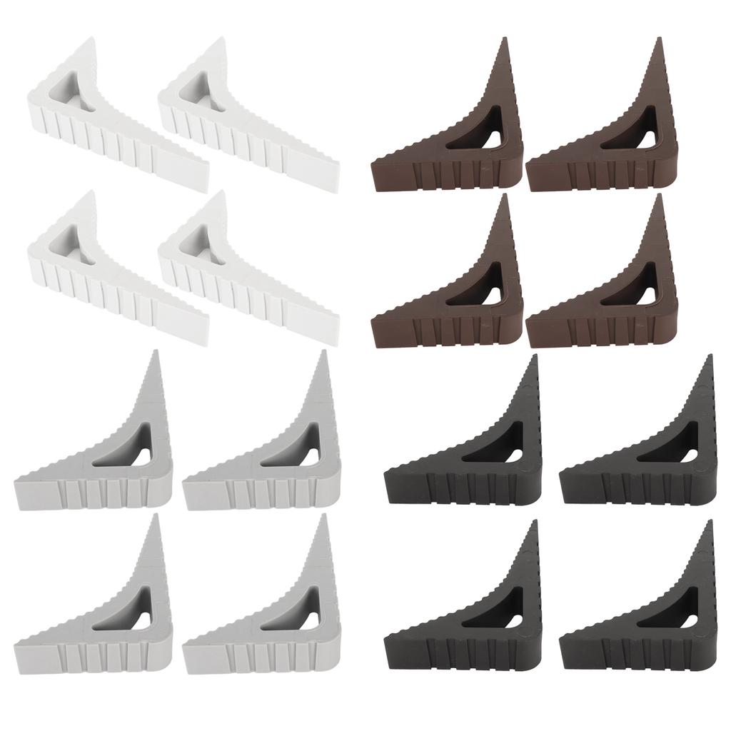 4pcs Door Handle Stopper Multipurpose Prevents Collision  Thickened Door Wedge Stopper for Doo