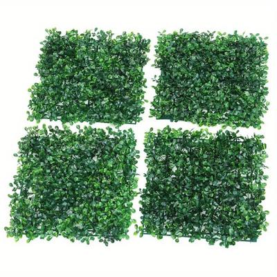 1PC 25*25cm Simulation Milan Grass Plant Wall Green Grass Background Wall Decoration Plastic Fake Lawn Cross-border