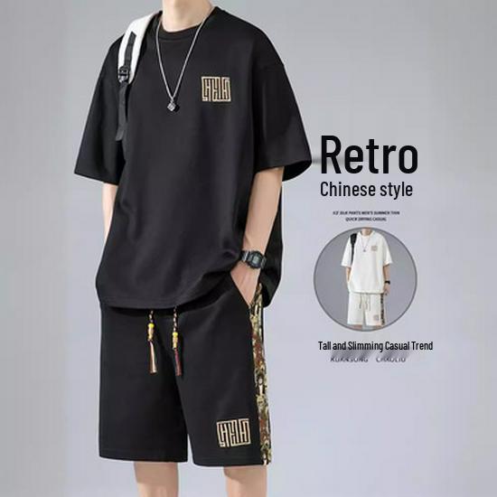 Men's Retro Camouflage Overalls: Spring Casual, Trendy, Loose-Fit with Large Pockets