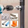 Integrated Water Pipe Threader for Inner/Outer Threads - 4 & 6 Points PPR Tapping Cone