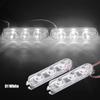 2Pcs 3 LED Strobe Police Light 12V 8W Car Truck Motorcycle Flashing Emergency Warning Rear Tail Brake Stop Led Lights Lamp